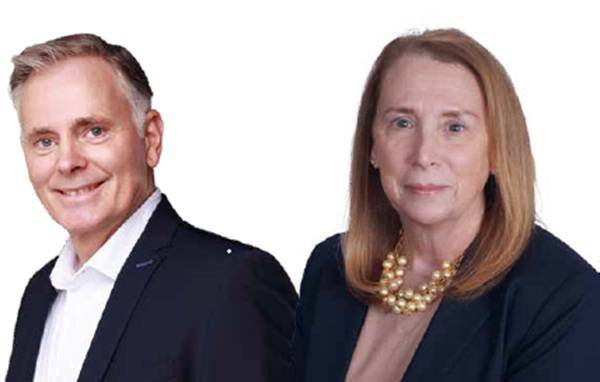 Bernhard Sürth, Managing Director Dymax Europe and Virginia Hogan, Global Business Development Senior Manager at Dymax Corporation